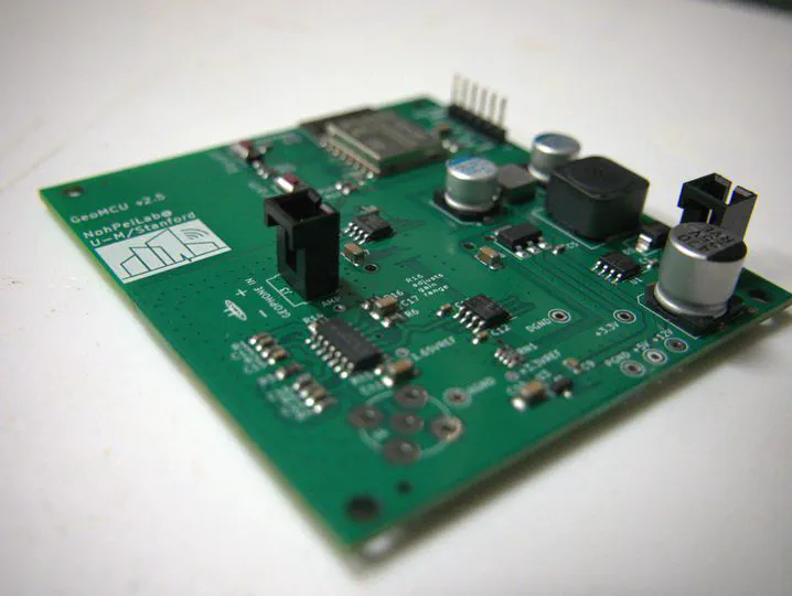 GeoMCU: Geophone Interface Hardware
